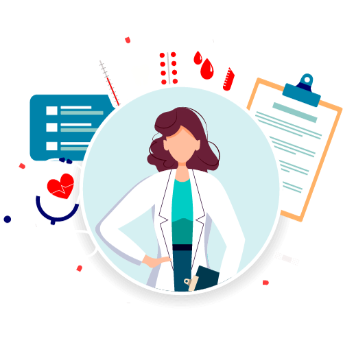 logo représentant une doctoresse