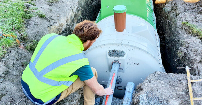 Photo d'illustration du travail sur l'assainissement collectif par le service du SPANC de Tulle Agglo